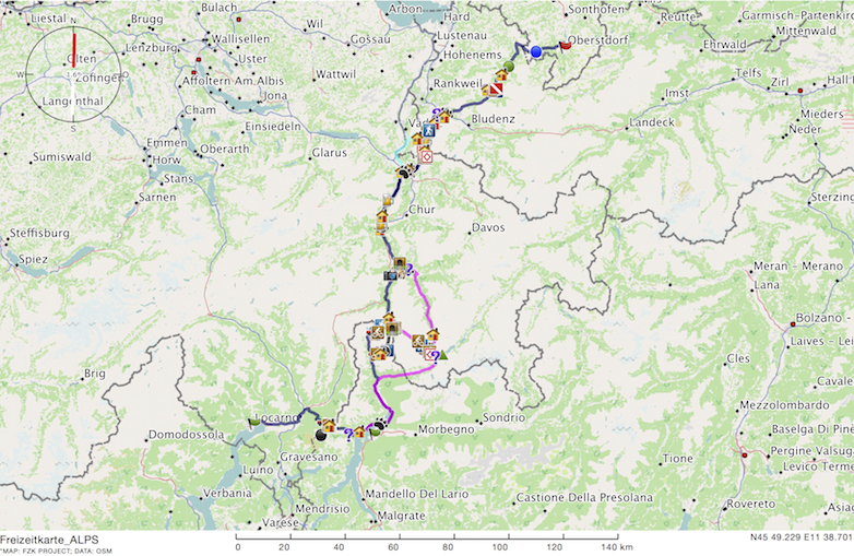 Oberstdorf-Locarno – die Alpencross-Tour
